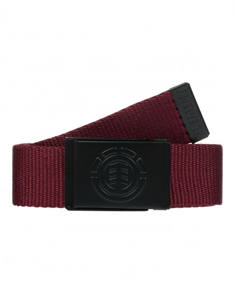 Element Icon Webbing Belt - Zinfandel