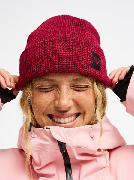 Roxy Winter Spark Beanie - Beet Red