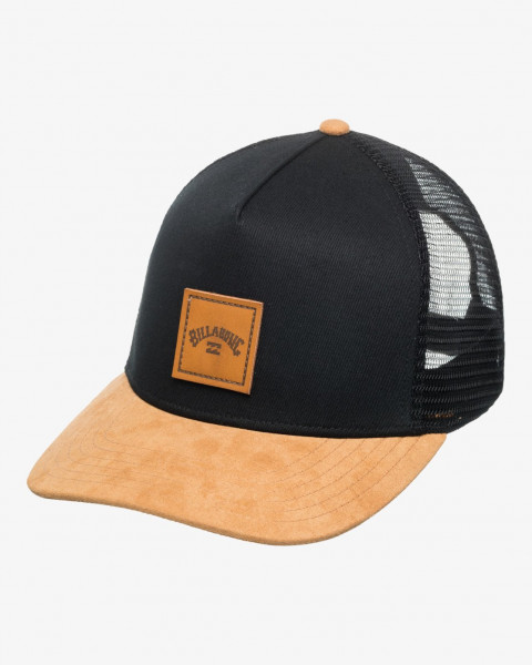 Billabong Stacked Snapback - Black/Tan
