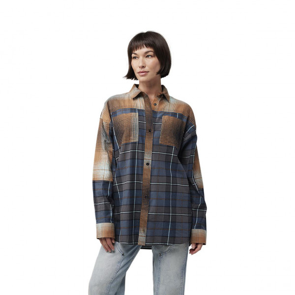 Fox W Oversized Flannel