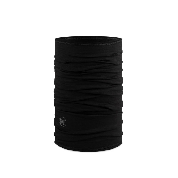 Buff Lightweight Merino Wool Buff - Solid Black