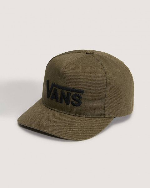 Vans Drop V Logo Snapback - Bay Leaf