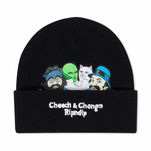 RiPnDiP Cheech Chong Riders Beanie - Black
