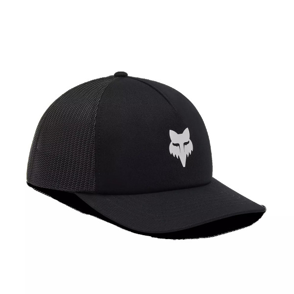 Fox Head Trucker Hat - Black