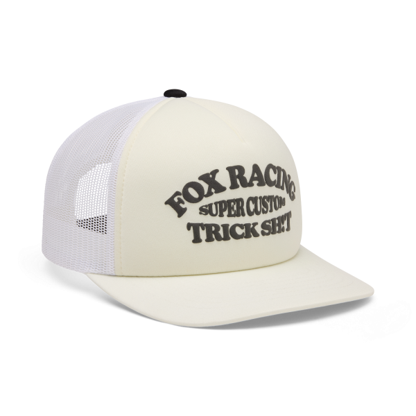 Fox Trick Mesh Trucker Hat - Off White