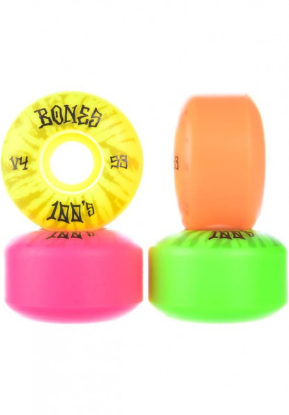 Bones Wheels 100&#039;s Party Pack #5 V4 Wide 100A - 52mm