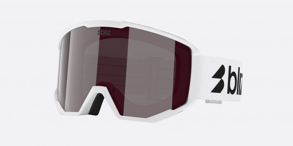 Bliz Spark - Matte White / Pink Silver Mirror