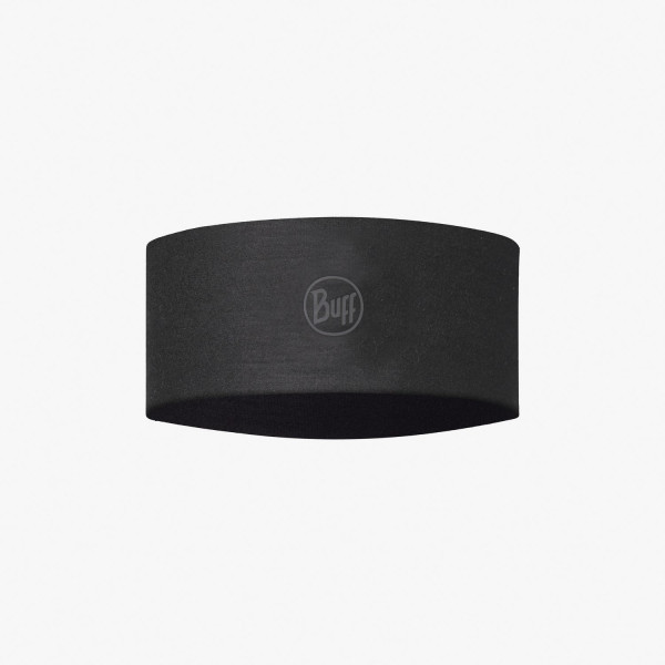 Buff Coolnet Uv Wide Headband - Solid Black