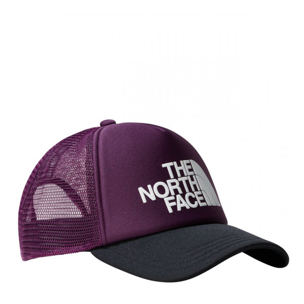 The North Face Tnf Logo Trucker - Black Currant Purple