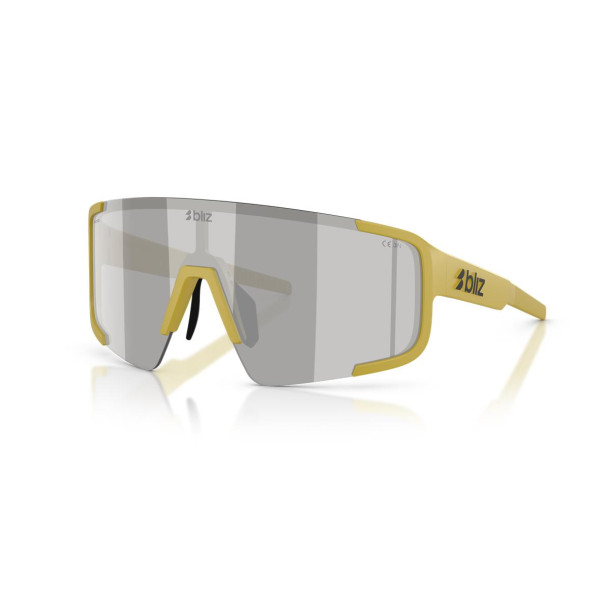 Bliz P003 - Matte amber green / Smoke/silver mirror