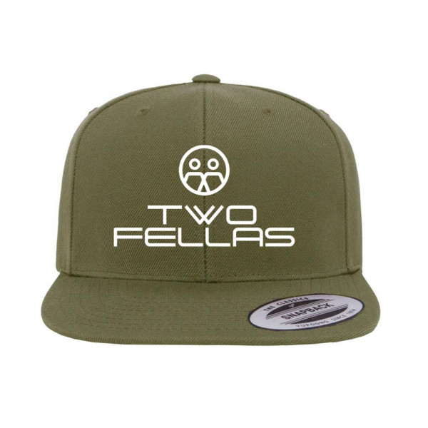 Two Fellas Classic Snapback Stitched - Deep Olive