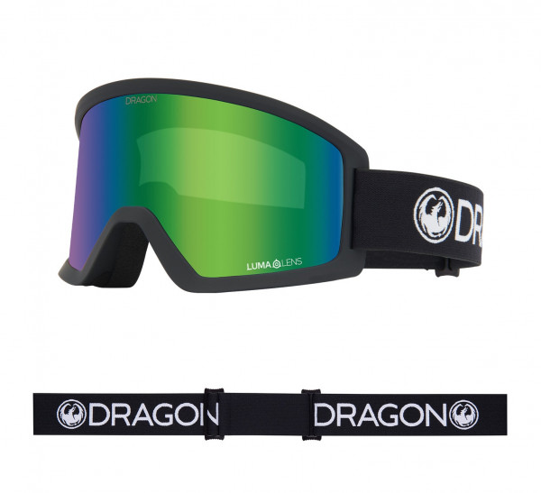 Dragon DX3 L OTG - Black/Lumalens Green Ionized Lens