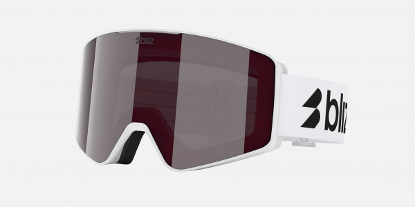 Bliz G001 Small - Matte White / Pink Silver Mirror