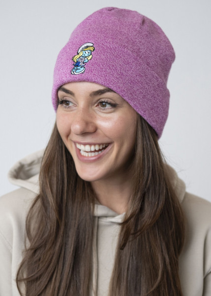 Bavarian Caps Stick-Haum Schlumpfine - Pink