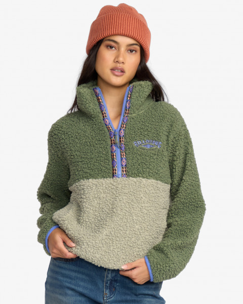 Billabong Horizon Mock Neck Half Zip Fleece