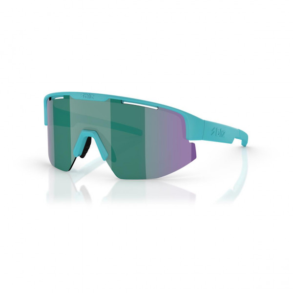 Bliz Matrix Small - Matte Turquoise / Blue/Green Mirror