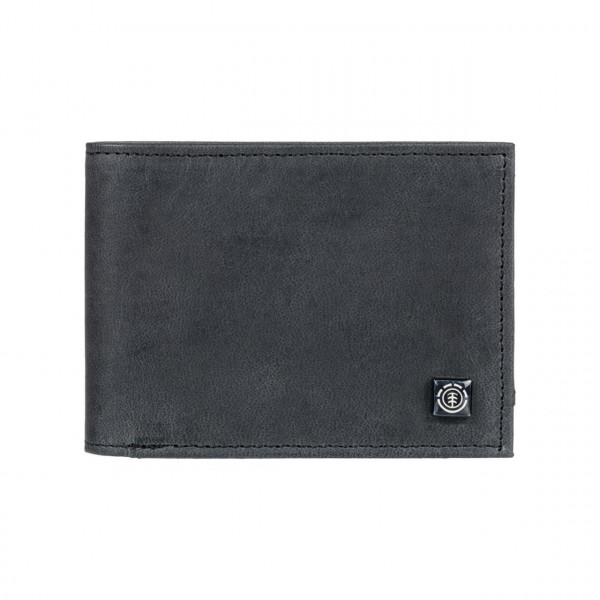 Element Segur Leather Wallet - Black