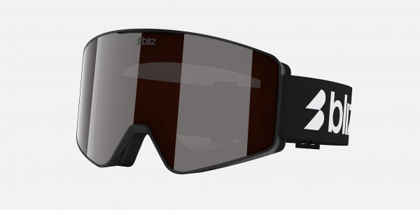 Bliz G001 Small - Matte Black / Orange Silver Mirror