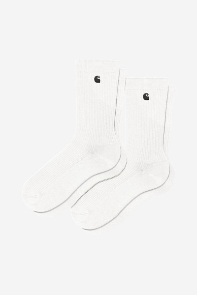 Carhartt WIP Madison Pack Socks - 39-46 - White / Black