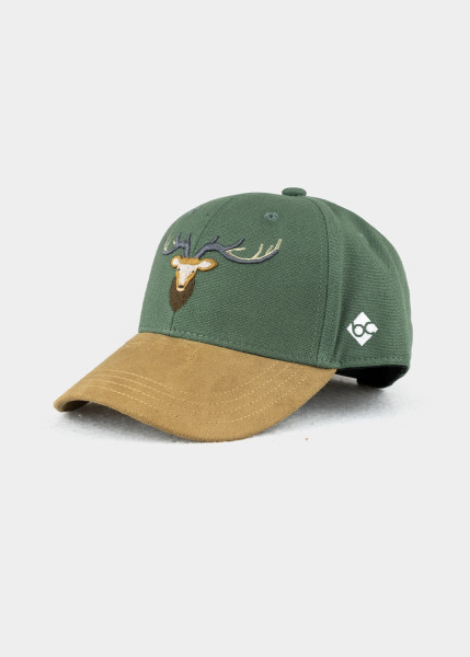 Bavarian Caps Waldhirsch Curved - Dunkelgrün