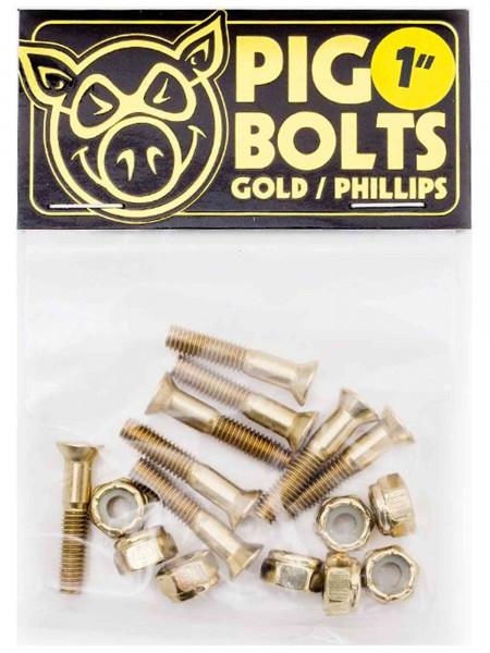 Pig 1&quot; Kreuz Bolts - gold