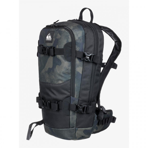 Quiksilver Oxydized 16L Backpack - True Black Fade Out Camo
