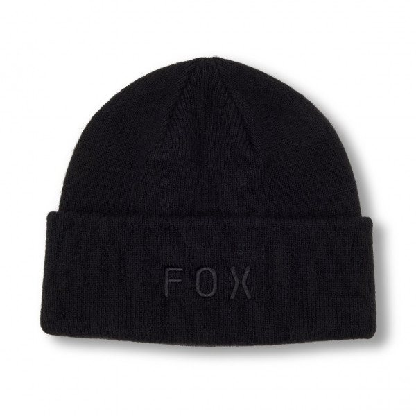 Fox Wordmark Beanie - Black