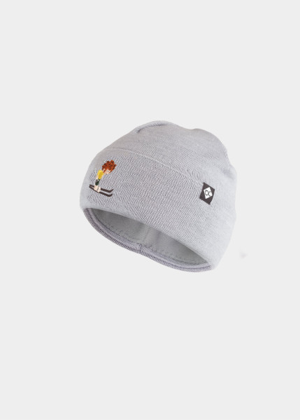 Bavarian Caps Kinder Stickhaum Pumuckl Skirennen - Hellgrau