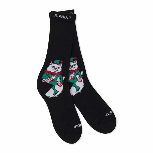 RiPnDiP Nermal Elf Socks - Black