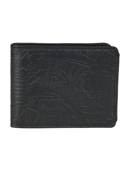 Iriedaily Pleather Wallet - Off Black
