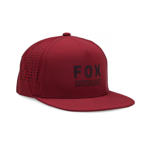Fox Non Stop Tech Snapback - Scarlet Red