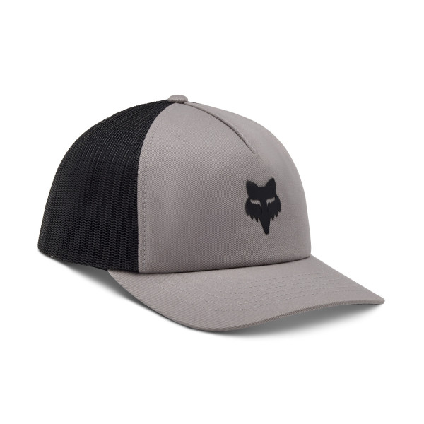 Fox Fox Head Trucker Hat - Steel Grey