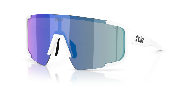 Bliz P003 - Matte White / Smoke/blue multicolor