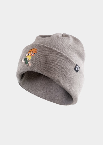 Bavarian Caps Stick-Haum Pumuckl läuft - Beigegrau