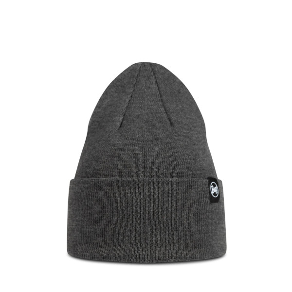 Buff Knitted Beanie - Lilon Grey Heather