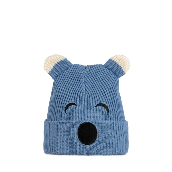 Buff Junior Knitted Beanie - Fun Koala Palace Blue