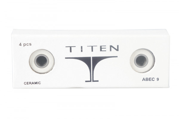 Titen Ceramic Bearings 4-pack - White