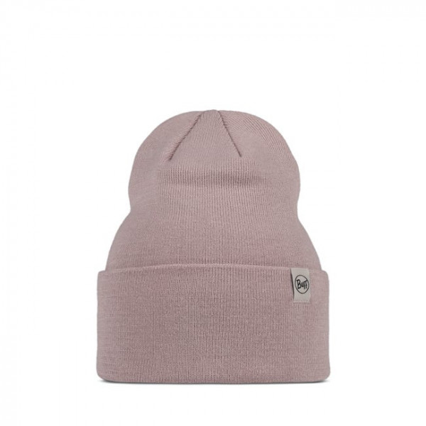 Buff Knitted Beanie Lilon - Rosewood