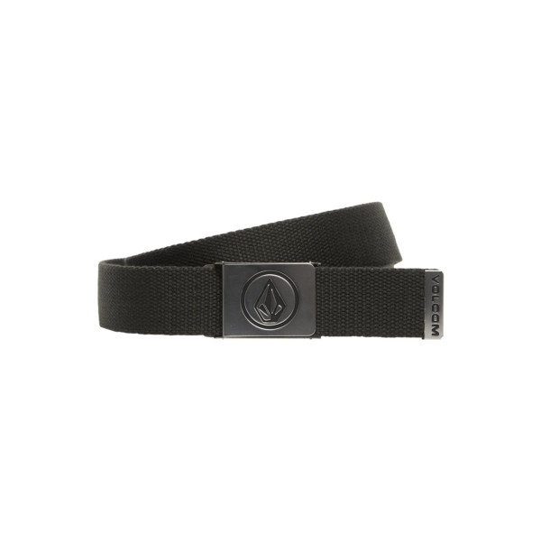 Volcom Circle Web Belt - Rinsed Black
