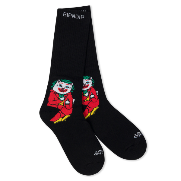 RiPnDiP Why So Nermal? Socks - Black
