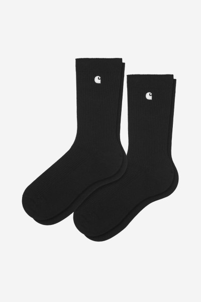 Carhartt WIP Madison Pack Socks - 39-46 - Black / White