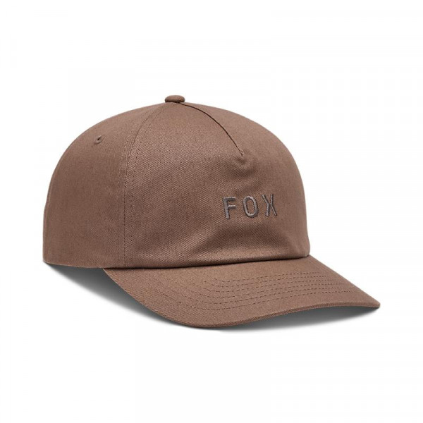 Fox W Wordmark Adjustable Hat - Chai Brown