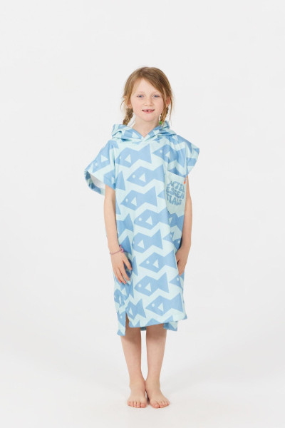 After Essentials Baby Poncho - Square Fish - 89-110 cm