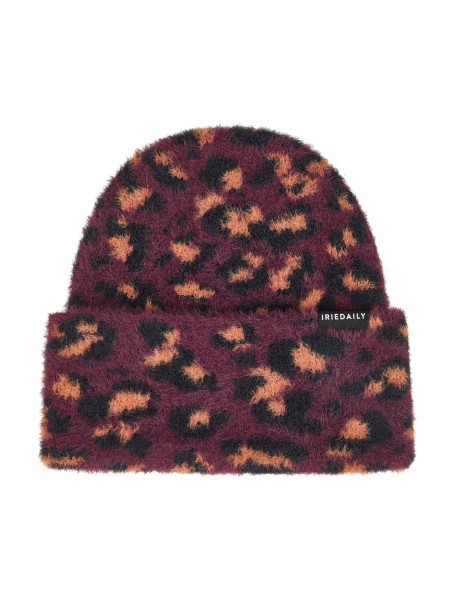 Iriedaily Fuzzy Feather Beanie - Leo Brown