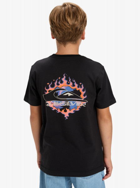 Quiksilver Ev In Flames Tee Youth
