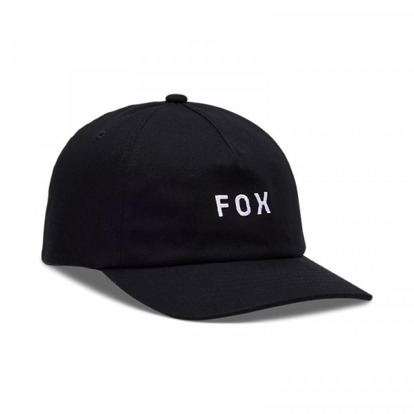 Fox Wordmark Adjustable Hat - Black