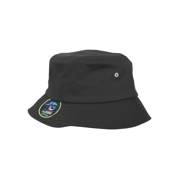 Flexfit Nylon Bucket Hat - black