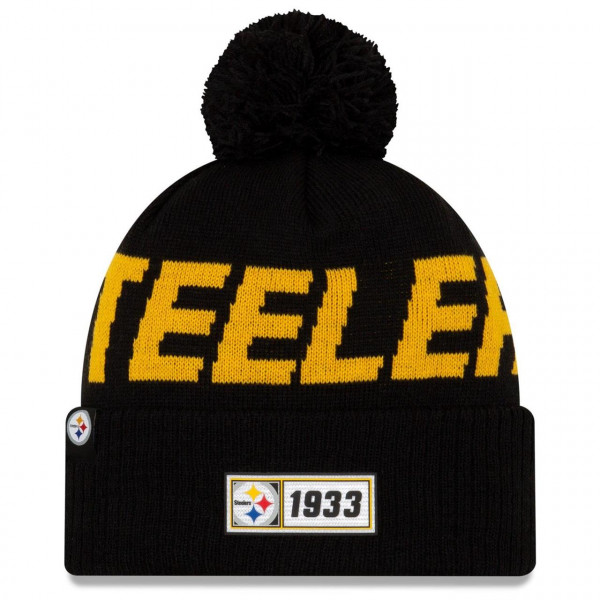 New Era Pittsburgh Steelers Onfield Cold Weather Road - One Size