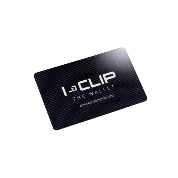 I-CLIP RFID Karte ACTIVE - NFC-Störende Karte - 8,7 x 5,6 x 0,8 cm