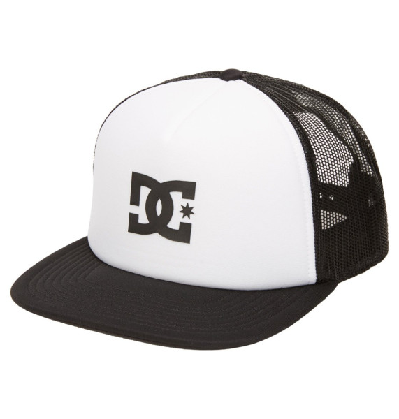 DC Gas Station Trucker - White / Black